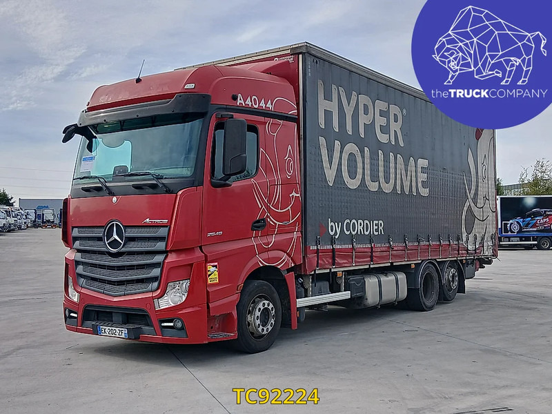 Mercedes-Benz Actros 2548 - Камион с брезент: снимка 1 Mercedes-Benz Actros 2548 - Камион с брезент: снимка 1
