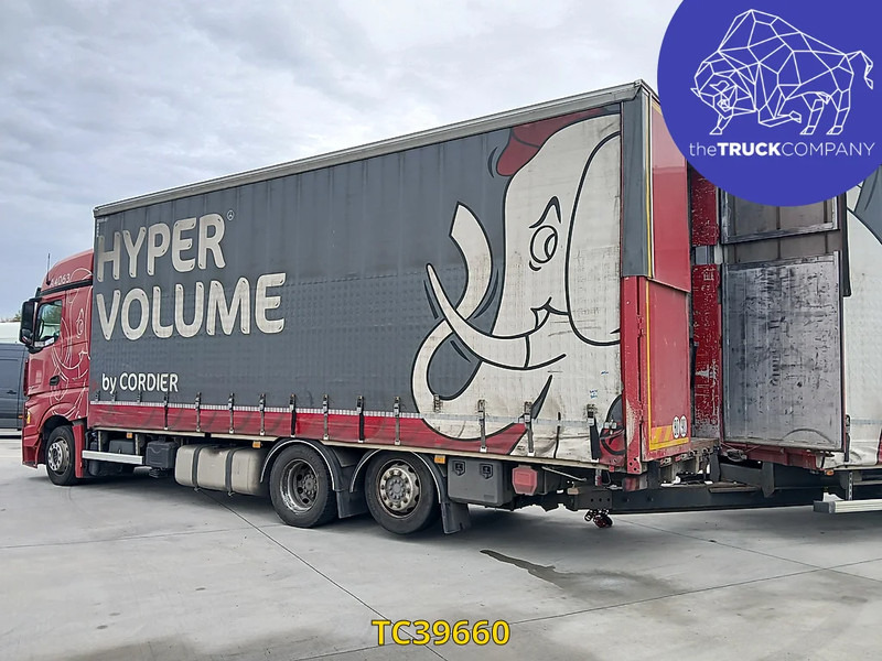 Mercedes-Benz Actros - Камион с брезент: снимка 3 Mercedes-Benz Actros - Камион с брезент: снимка 3