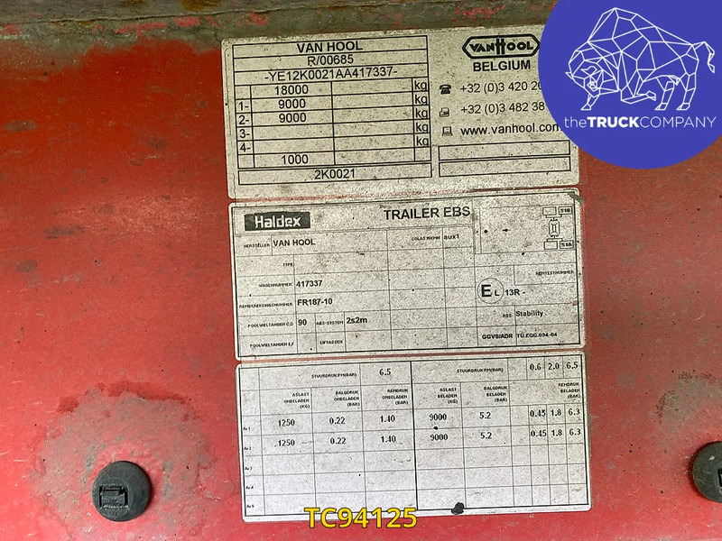 Van Hool - Рефрижератор ремарке: снимка 4 Van Hool - Рефрижератор ремарке: снимка 4