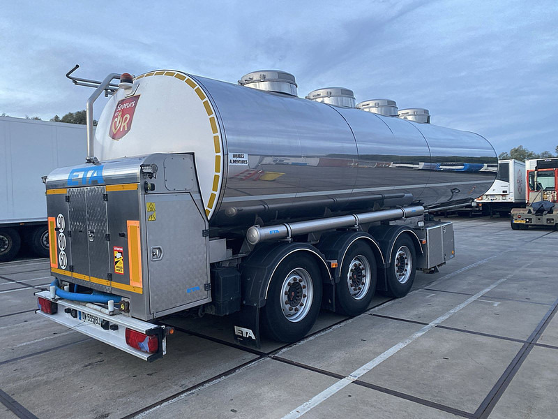ETA SR3A FOODSTUFF MILK - Полуремарке цистерна: снимка 2 ETA SR3A FOODSTUFF MILK - Полуремарке цистерна: снимка 2