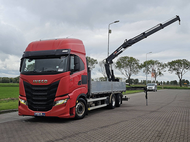 Iveco S-WAY AS260S46 6X2-4 HIAB 155-E2 - Бордови камион, Камион с кран: снимка 2 Iveco S-WAY AS260S46 6X2-4 HIAB 155-E2 - Бордови камион, Камион с кран: снимка 2