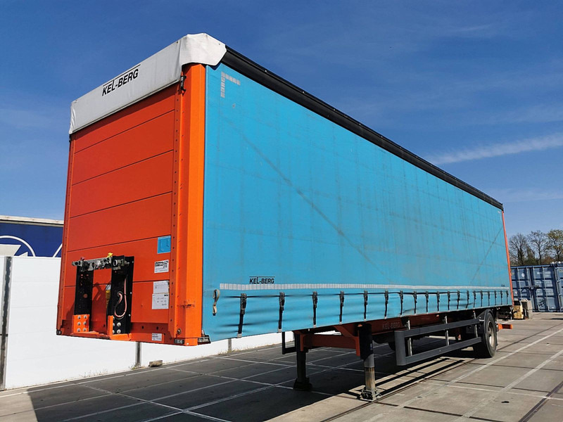 Kelberg D400V/XL/ZL/BPW 1 AXLE CITY LIFT LBW - Брезентово полуремарке: снимка 1 Kelberg D400V/XL/ZL/BPW 1 AXLE CITY LIFT LBW - Брезентово полуремарке: снимка 1