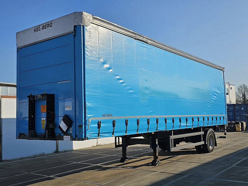 Kelberg D400V/XL/ZL/BPW 1 AXLE CITY LIFT LBW - Брезентово полуремарке: снимка 1 Kelberg D400V/XL/ZL/BPW 1 AXLE CITY LIFT LBW - Брезентово полуремарке: снимка 1