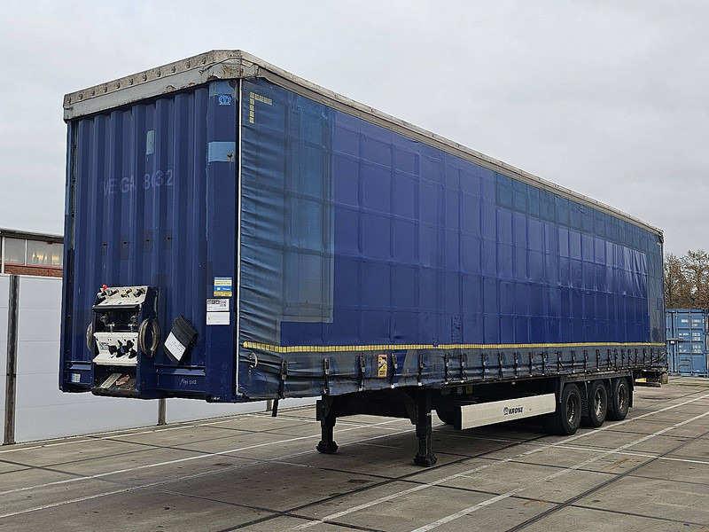 Krone SD - Брезентово полуремарке: снимка 1 Krone SD - Брезентово полуремарке: снимка 1