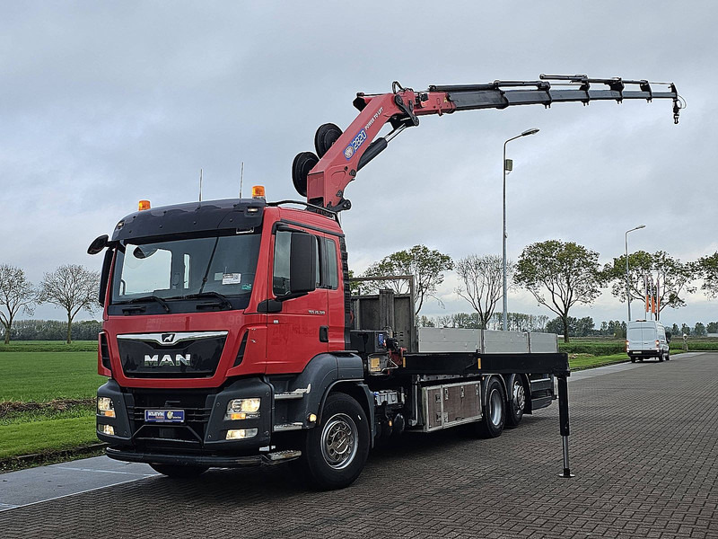MAN 26.320 TGS 6X2-4 HMF 2820 K6 - Бордови камион, Камион с кран: снимка 2 MAN 26.320 TGS 6X2-4 HMF 2820 K6 - Бордови камион, Камион с кран: снимка 2