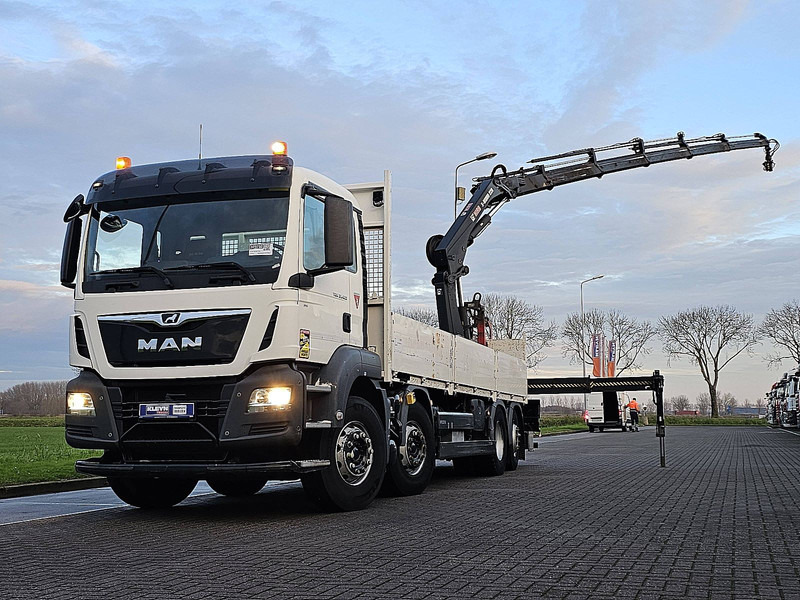 MAN 35.420 TGS HIAB 228ES-5,8x2*6 - Бордови камион, Камион с кран: снимка 1 MAN 35.420 TGS HIAB 228ES-5,8x2*6 - Бордови камион, Камион с кран: снимка 1