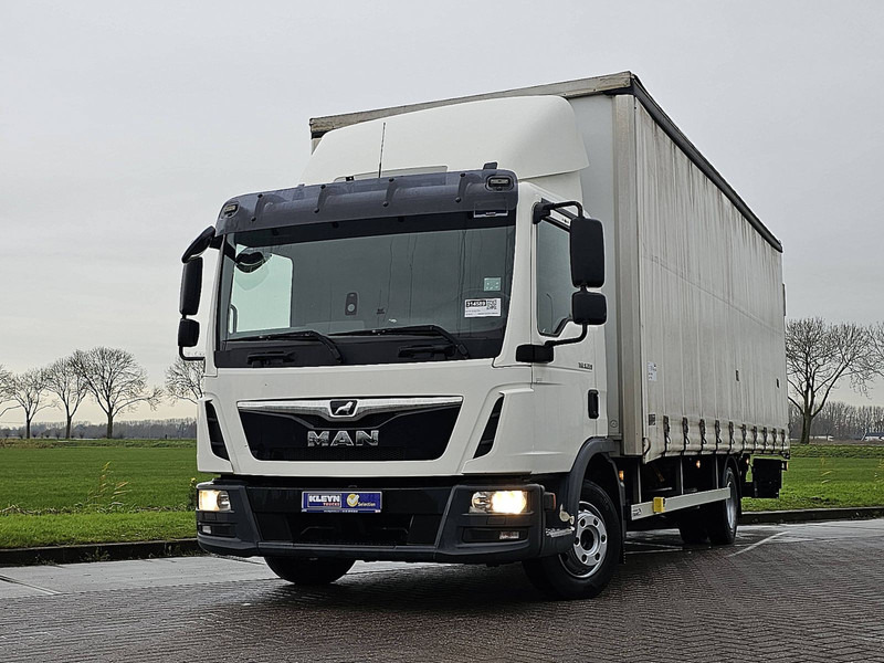 MAN 8.220 TGL AIRCO LIFT BOX 7.1M - Камион с брезент: снимка 1 MAN 8.220 TGL AIRCO LIFT BOX 7.1M - Камион с брезент: снимка 1