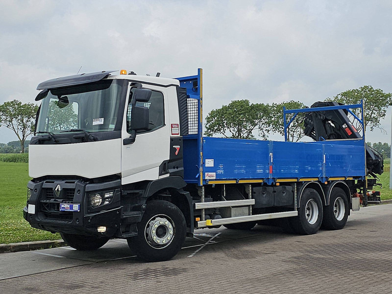 Renault K 430 HIAB 188ES4 - Бордови камион, Камион с кран: снимка 2 Renault K 430 HIAB 188ES4 - Бордови камион, Камион с кран: снимка 2