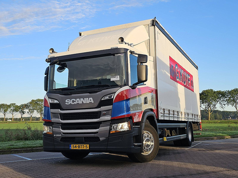 Scania P250 3T LIFT EDSCHA - Камион с брезент: снимка 1 Scania P250 3T LIFT EDSCHA - Камион с брезент: снимка 1