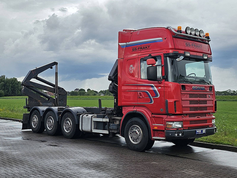 Scania R164.480 SIDE LOADER - Контейнеровоз/ Сменна каросерия камион: снимка 5 Scania R164.480 SIDE LOADER - Контейнеровоз/ Сменна каросерия камион: снимка 5
