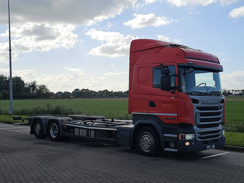 Контейнеровоз/ Сменна каросерия камион Scania R450 HL 6X2*4 RET. CROWN: снимка 5