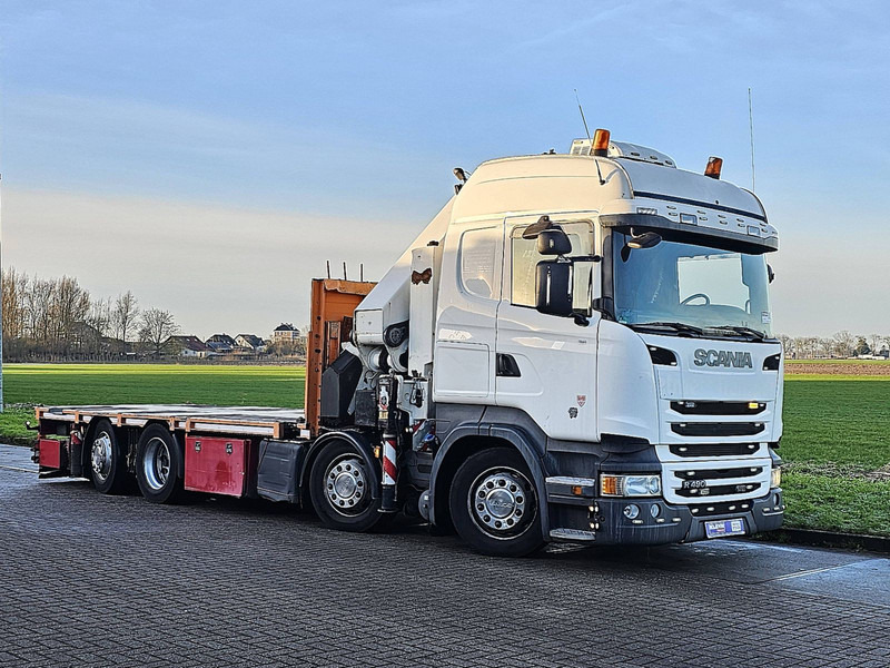 Scania R490 8x2*6 HMF6020 K6 - Бордови камион, Камион с кран: снимка 5 Scania R490 8x2*6 HMF6020 K6 - Бордови камион, Камион с кран: снимка 5