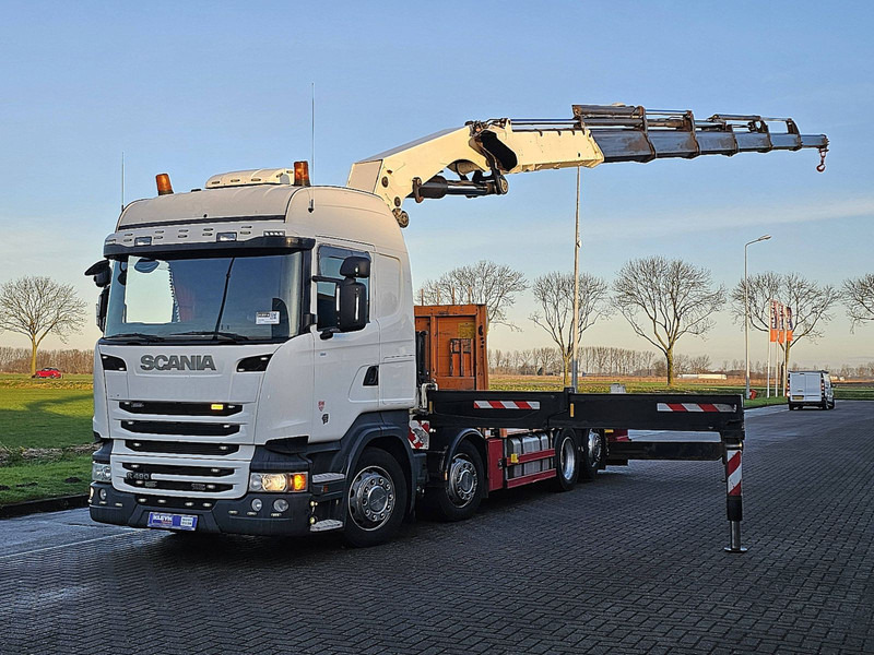 Scania R490 8x2*6 HMF6020 K6 - Бордови камион, Камион с кран: снимка 2 Scania R490 8x2*6 HMF6020 K6 - Бордови камион, Камион с кран: снимка 2