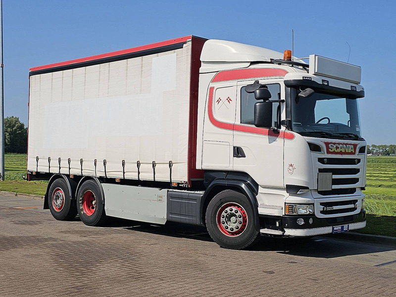 Scania R520 6X2 V8 LEATHER - Камион с брезент: снимка 5 Scania R520 6X2 V8 LEATHER - Камион с брезент: снимка 5