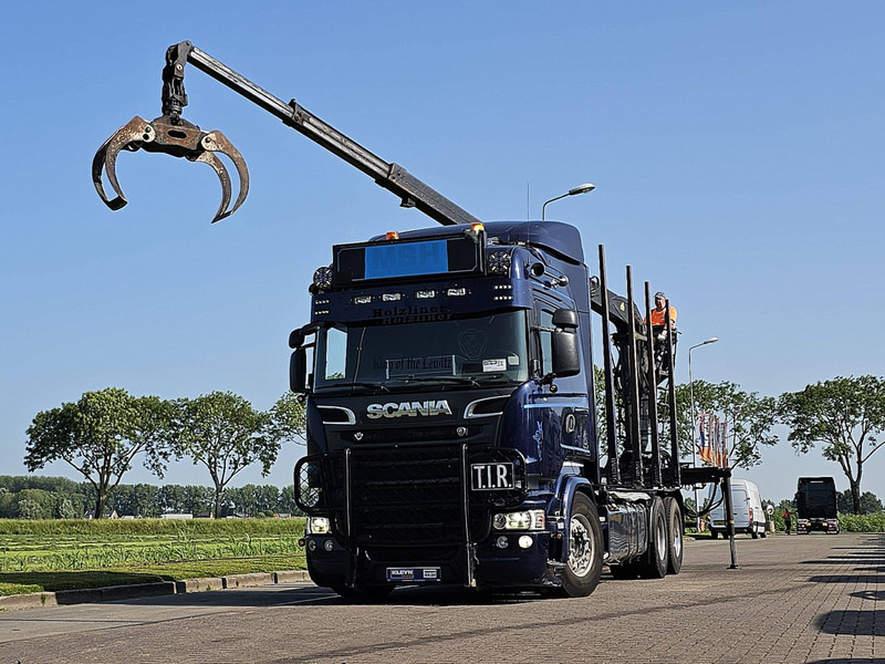 Scania R730 PALFING M120 WOOD - Камион за дърва, Камион с кран: снимка 1 Scania R730 PALFING M120 WOOD - Камион за дърва, Камион с кран: снимка 1