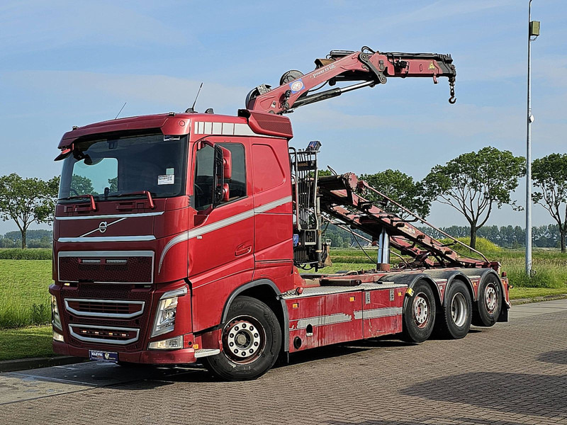 Volvo FH 500 8X2 3X STEERAXLE - Камион с кабелна система, Камион с кран: снимка 2 Volvo FH 500 8X2 3X STEERAXLE - Камион с кабелна система, Камион с кран: снимка 2