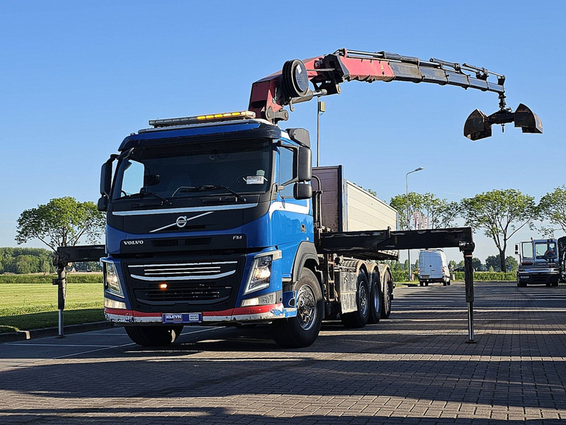Volvo FM 460 8X2 HMF 3220 K5 - Бордови камион, Камион с кран: снимка 1 Volvo FM 460 8X2 HMF 3220 K5 - Бордови камион, Камион с кран: снимка 1