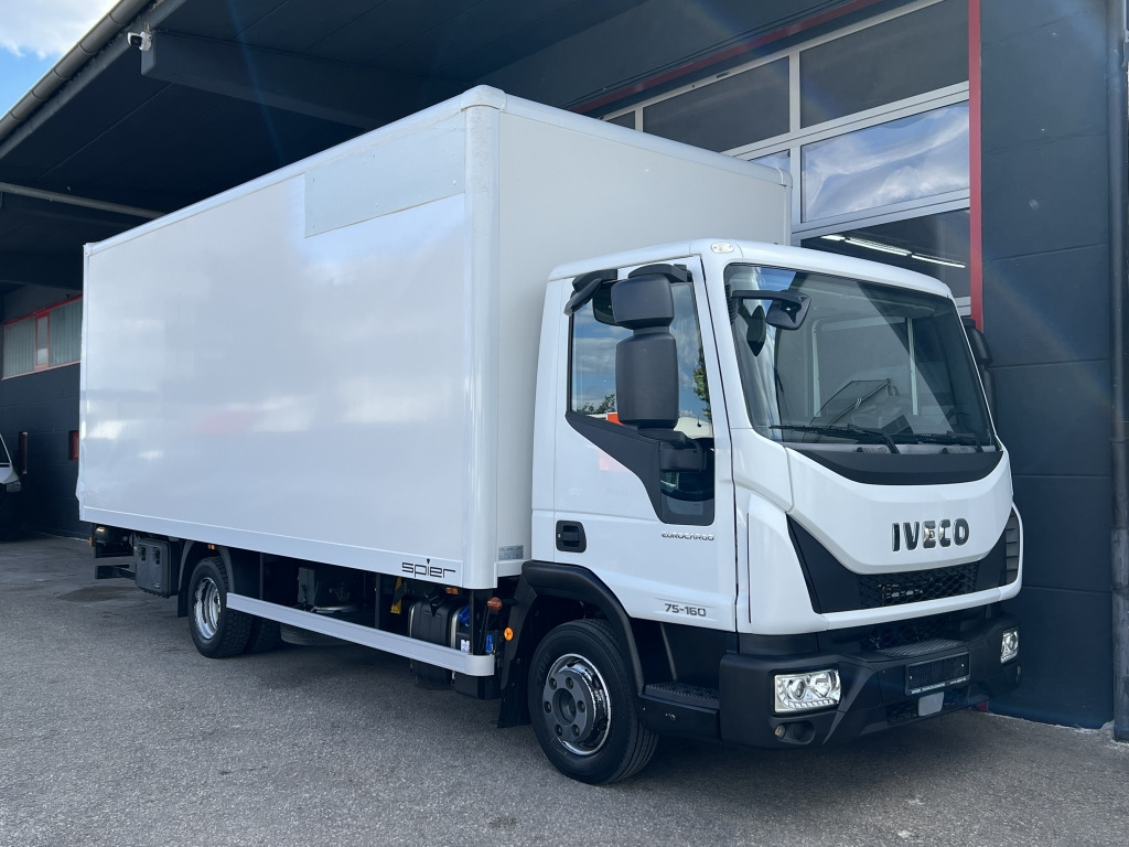 Iveco EuroCargo ML75E16 Klima 6,05m Koffer+LBW 102.tkm - Лекотоварен автомобил фургон: снимка 1 Iveco EuroCargo ML75E16 Klima 6,05m Koffer+LBW 102.tkm - Лекотоварен автомобил фургон: снимка 1