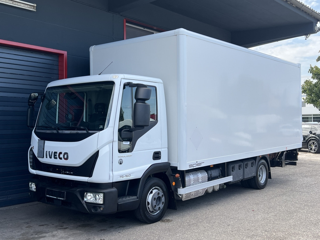 Iveco EuroCargo ML75E16 Klima 6,05m Koffer+LBW 29.'tkm - Лекотоварен автомобил фургон: снимка 1 Iveco EuroCargo ML75E16 Klima 6,05m Koffer+LBW 29.'tkm - Лекотоварен автомобил фургон: снимка 1