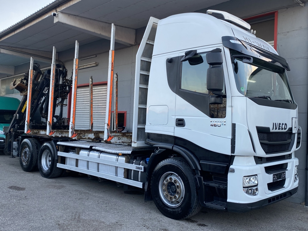 Iveco Stralis 460 HIAB Loglift F115Z 80 EXTE Rungen - Камион за дърва, Камион с кран: снимка 1 Iveco Stralis 460 HIAB Loglift F115Z 80 EXTE Rungen - Камион за дърва, Камион с кран: снимка 1