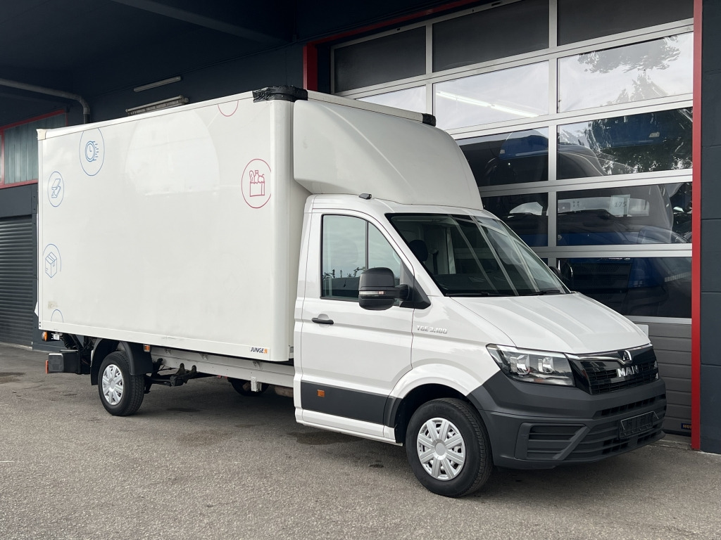 MAN TGE 3.180 Maxi Koffer LBW FWD MAXI Klima 4,35m Koffer+LBW Kamera - Лекотоварен автомобил фургон: снимка 1 MAN TGE 3.180 Maxi Koffer LBW FWD MAXI Klima 4,35m Koffer+LBW Kamera - Лекотоварен автомобил фургон: снимка 1
