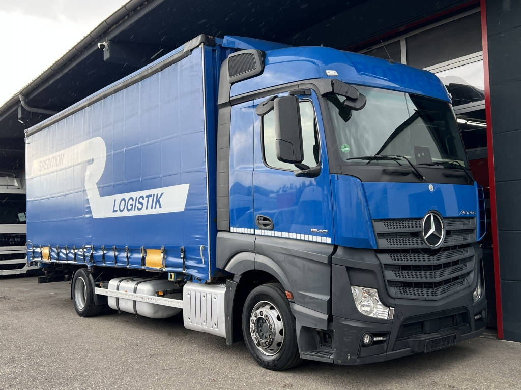 Mercedes-Benz Actros 1840 MEGA Jumbo Klima Reatarder ACC-Tempo - Камион с брезент: снимка 1 Mercedes-Benz Actros 1840 MEGA Jumbo Klima Reatarder ACC-Tempo - Камион с брезент: снимка 1