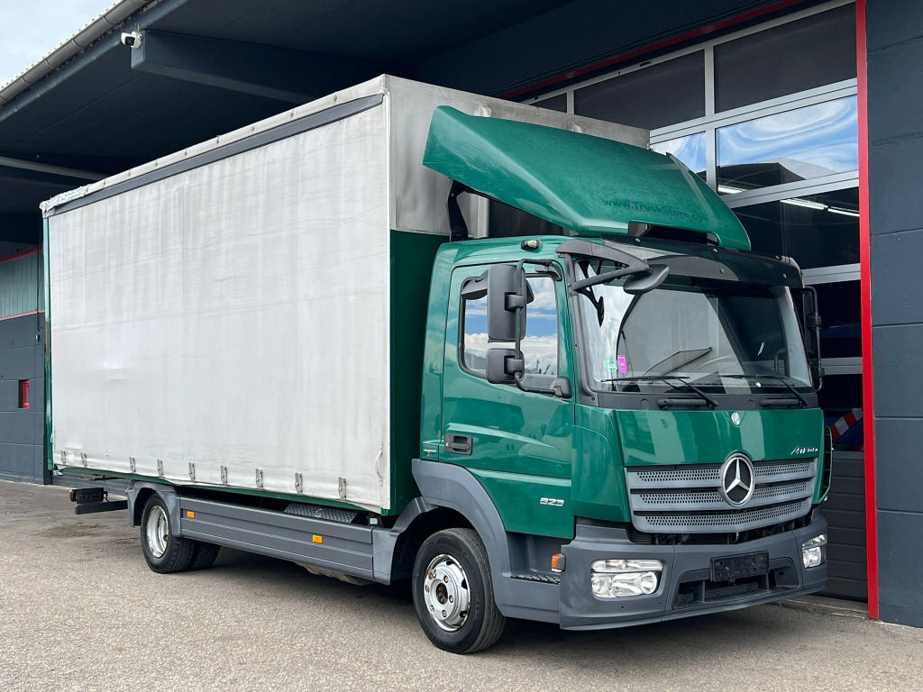 Mercedes-Benz Atego 823 Euro6 Klima 6,1m P+P AHK Orig. 164.tkm - Брезентов бус: снимка 1 Mercedes-Benz Atego 823 Euro6 Klima 6,1m P+P AHK Orig. 164.tkm - Брезентов бус: снимка 1