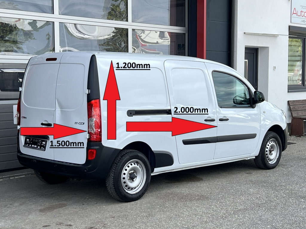 Mercedes-Benz Citan 111 CDI extralang Scheckheftgepflegt PDC - Малък ван: снимка 2 Mercedes-Benz Citan 111 CDI extralang Scheckheftgepflegt PDC - Малък ван: снимка 2