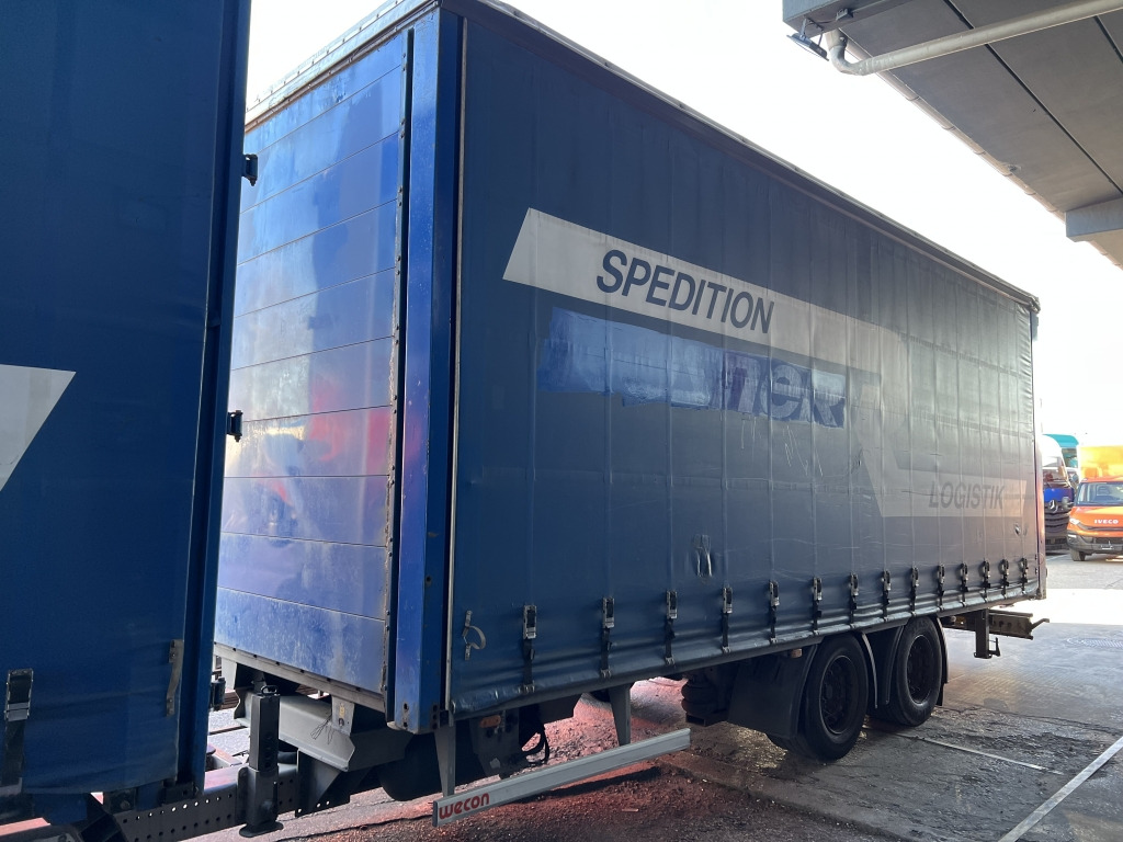 Wecon AZ218LN Jumbo Tandem 7,6m P+P Luftfederung - Брезентово ремарке: снимка 3 Wecon AZ218LN Jumbo Tandem 7,6m P+P Luftfederung - Брезентово ремарке: снимка 3