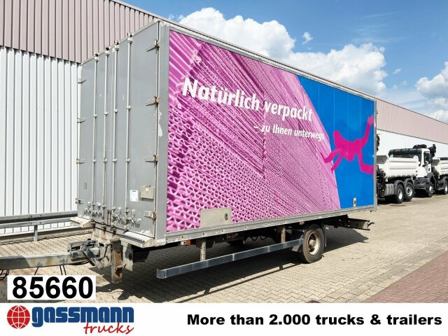 Ackermann Ackermann, Z-LA-F 6.5/5.2 E, durchladbar, 42 cbm - Затворена каросерия ремарке: снимка 1 Ackermann Ackermann, Z-LA-F 6.5/5.2 E, durchladbar, 42 cbm - Затворена каросерия ремарке: снимка 1