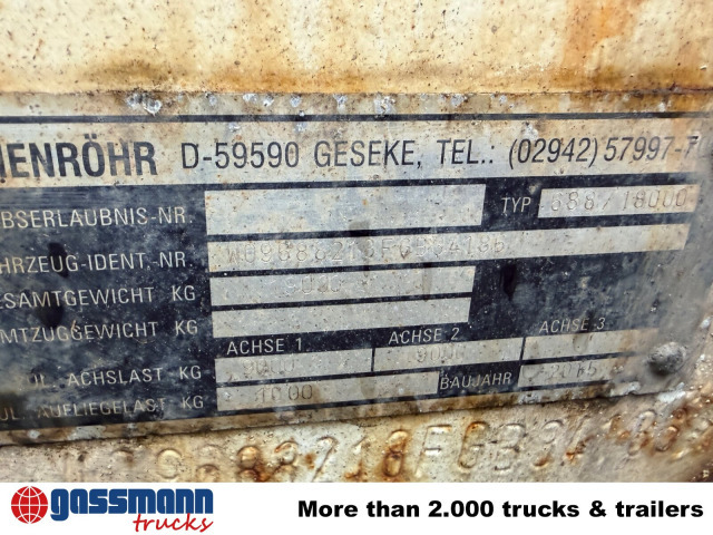 Blomenröhr 688/18000 - Нискорамна площадка ремарке: снимка 3 Blomenröhr 688/18000 - Нискорамна площадка ремарке: снимка 3