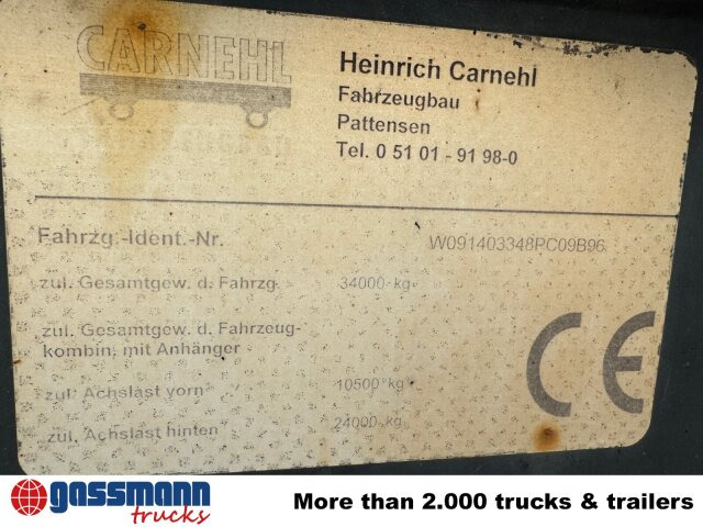 Carnehl CHKS/HH, Liftachse, Stahlmulde ca. 24m³ - Самосвал полуремарке: снимка 3 Carnehl CHKS/HH, Liftachse, Stahlmulde ca. 24m³ - Самосвал полуремарке: снимка 3