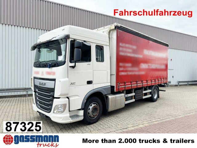 DAF XF 410 FA 4x2, Fahrschule, 2x AHK, 6 Sitze - Бордови камион: снимка 1 DAF XF 410 FA 4x2, Fahrschule, 2x AHK, 6 Sitze - Бордови камион: снимка 1