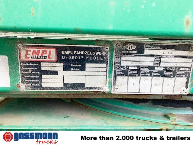 Empl TL 6,4 Spezial-Tiefladeanhänger, - Нискорамна площадка ремарке: снимка 5 Empl TL 6,4 Spezial-Tiefladeanhänger, - Нискорамна площадка ремарке: снимка 5