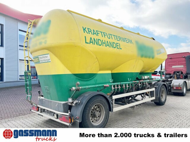 Ремарке цистерна Feldbinder EUT 31.2 Silo-Anhänger, ca. 31m³, 4x Domdeckel: снимка 11