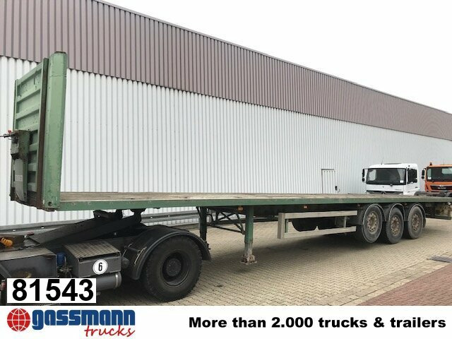 General Trailer SYY3FP Plattformauflieger, Liftachse - Бордово полуремарке/ Платформа: снимка 1 General Trailer SYY3FP Plattformauflieger, Liftachse - Бордово полуремарке/ Платформа: снимка 1