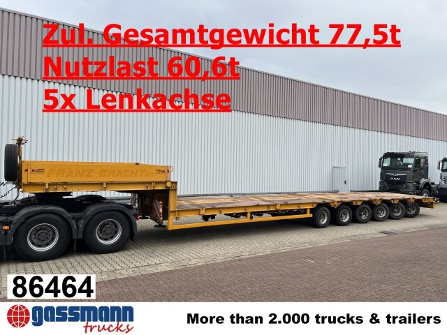 Goldhofer STZ-L6-62/80, 5x Lenkachse - Нискорамна площадка полуремарке: снимка 1 Goldhofer STZ-L6-62/80, 5x Lenkachse - Нискорамна площадка полуремарке: снимка 1