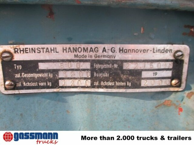 Hanomag Granit 500 - Трактор: снимка 4 Hanomag Granit 500 - Трактор: снимка 4