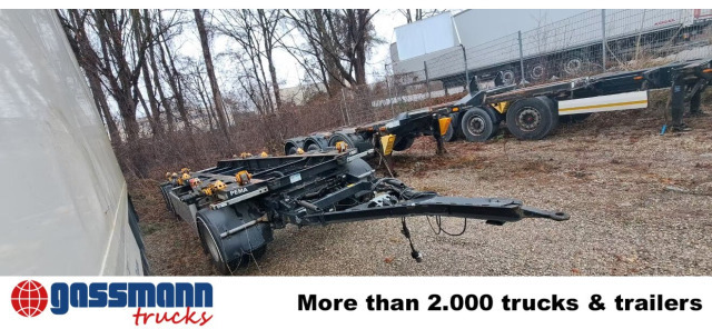 Контейнеровоз/ Сменна каросерия ремарке Hüffermann HSA-3, Vario Carrier, Absetzanhänger: снимка 6