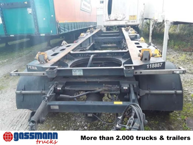 Контейнеровоз/ Сменна каросерия ремарке Hüffermann HSA-3, Vario Carrier, Absetzanhänger: снимка 10