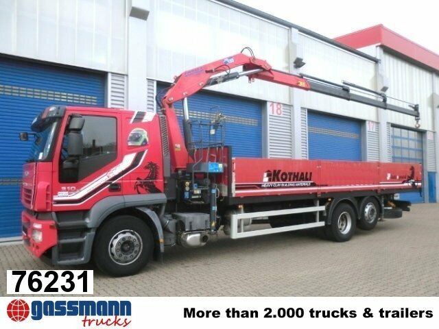 Iveco AT260S31Y/P 6x2 mit Kran Copma 150.3 - Бордови камион, Камион с кран: снимка 1 Iveco AT260S31Y/P 6x2 mit Kran Copma 150.3 - Бордови камион, Камион с кран: снимка 1
