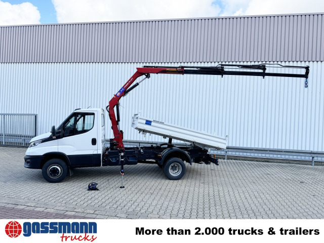 Iveco Daily 70C18H 4x2 mit Kran HMF 340-K3, Funk - Самосвал камион, Камион с кран: снимка 4 Iveco Daily 70C18H 4x2 mit Kran HMF 340-K3, Funk - Самосвал камион, Камион с кран: снимка 4