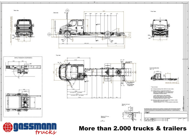 Iveco Daily 72C18H/P DK 4x2, Nebenantrieb - Шаси кабина: снимка 5 Iveco Daily 72C18H/P DK 4x2, Nebenantrieb - Шаси кабина: снимка 5