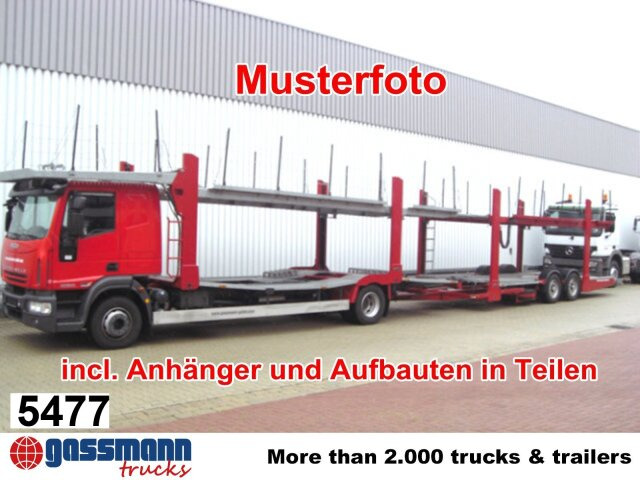 Iveco EuroCargo ML160E32 4x2 mit Teilen für Anhänger - Автовоз камион: снимка 1 Iveco EuroCargo ML160E32 4x2 mit Teilen für Anhänger - Автовоз камион: снимка 1