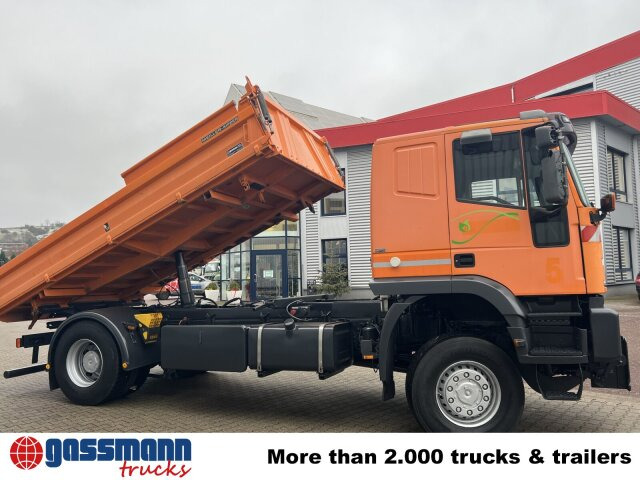 Самосвал камион Iveco Trakker 190E350 4x4, Meiller-Kipper,: снимка 10