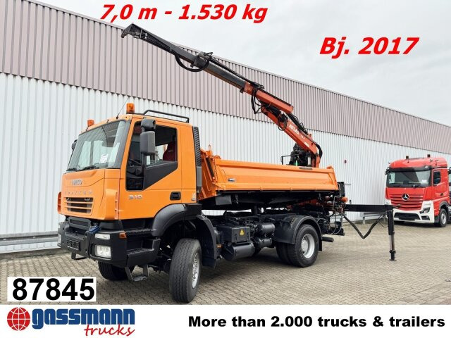 Iveco Trakker AD190T31W 4x4, absattelbarer Heckkran - Самосвал камион, Камион с кран: снимка 1 Iveco Trakker AD190T31W 4x4, absattelbarer Heckkran - Самосвал камион, Камион с кран: снимка 1