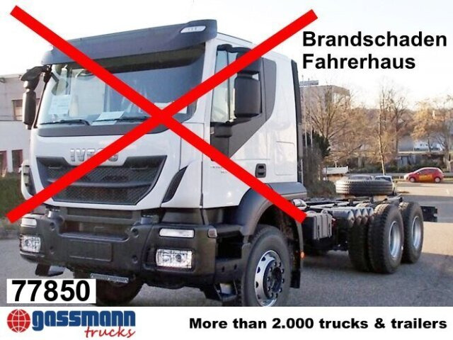 Iveco Trakker AD260T45 6x4, BRANDSCHADEN FAHRERHAUS! - Шаси кабина: снимка 1 Iveco Trakker AD260T45 6x4, BRANDSCHADEN FAHRERHAUS! - Шаси кабина: снимка 1