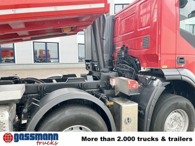 Самосвал камион Iveco Trakker AD410T50 8x4, Stahlmulde ca. 16m³,: снимка 12