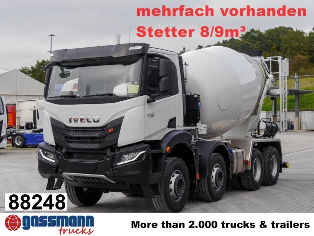 Iveco X-Way AD360X40BZ 8x4, Stetter Betonmischer ca. - Бетоновоз: снимка 1 Iveco X-Way AD360X40BZ 8x4, Stetter Betonmischer ca. - Бетоновоз: снимка 1