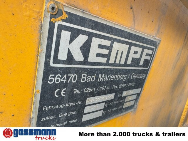 Kempf SKM 32/2, Alumulde ca. 27m³ - Самосвал полуремарке: снимка 3 Kempf SKM 32/2, Alumulde ca. 27m³ - Самосвал полуремарке: снимка 3